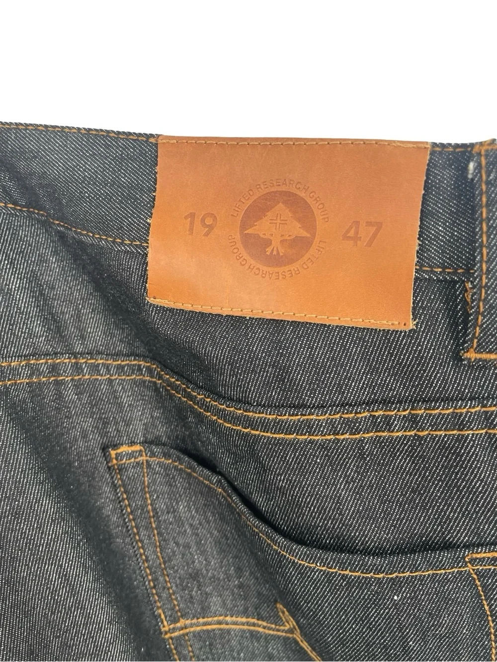 Lrg Lifted Research Group Men's Straight Leg Dark jeans size 38